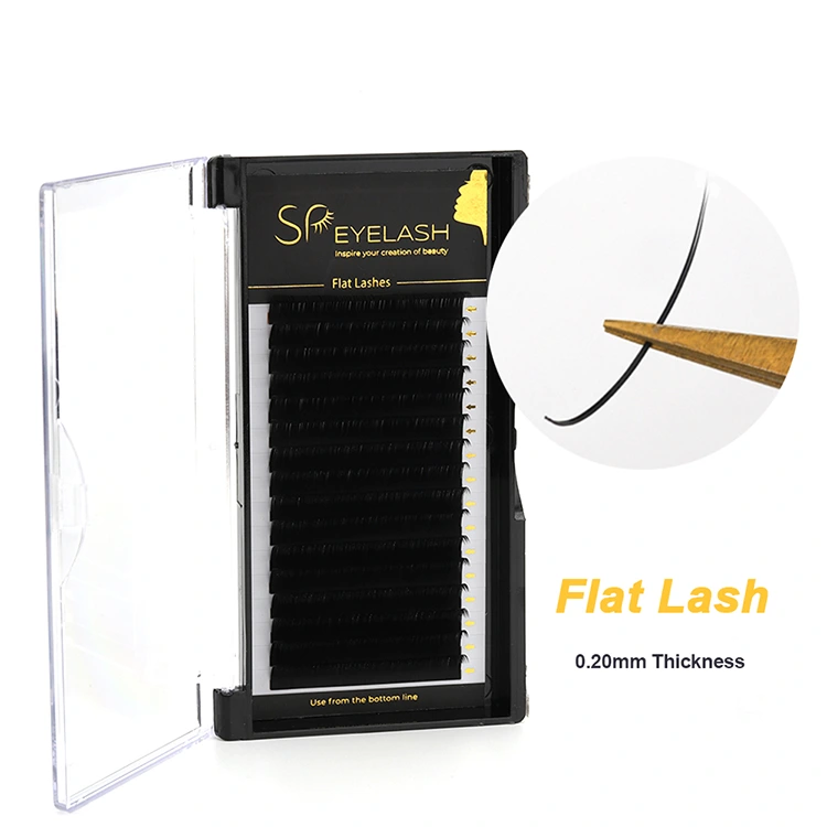 0.2mm Cashmere Flat Lashes