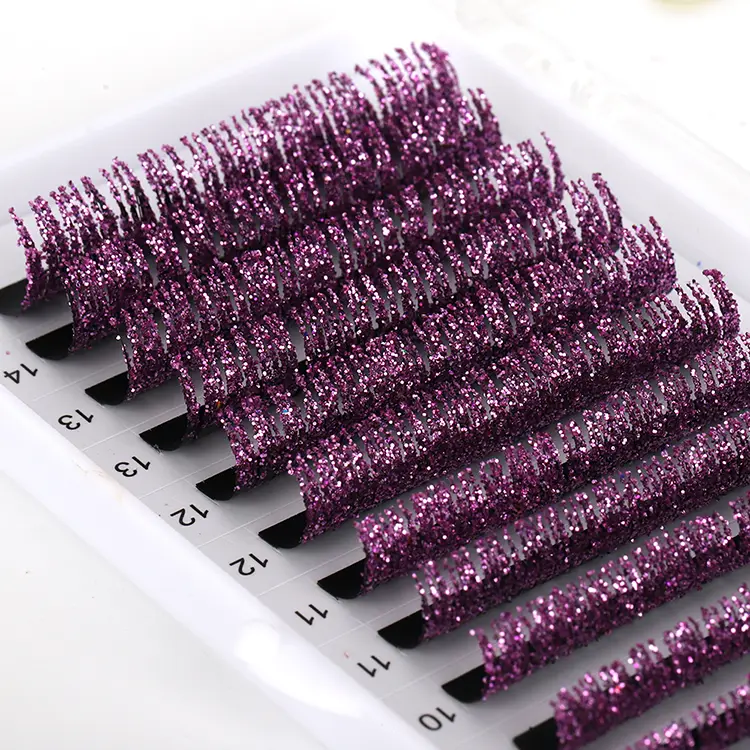 Why Should You Try Purple Glitter Lashes Extension?